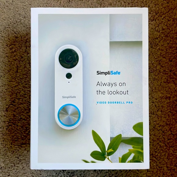 SimpliSafe Pro SSDB3 Smart Wi-Fi Video Doorbell pro wired Security new - Picture 1 of 5